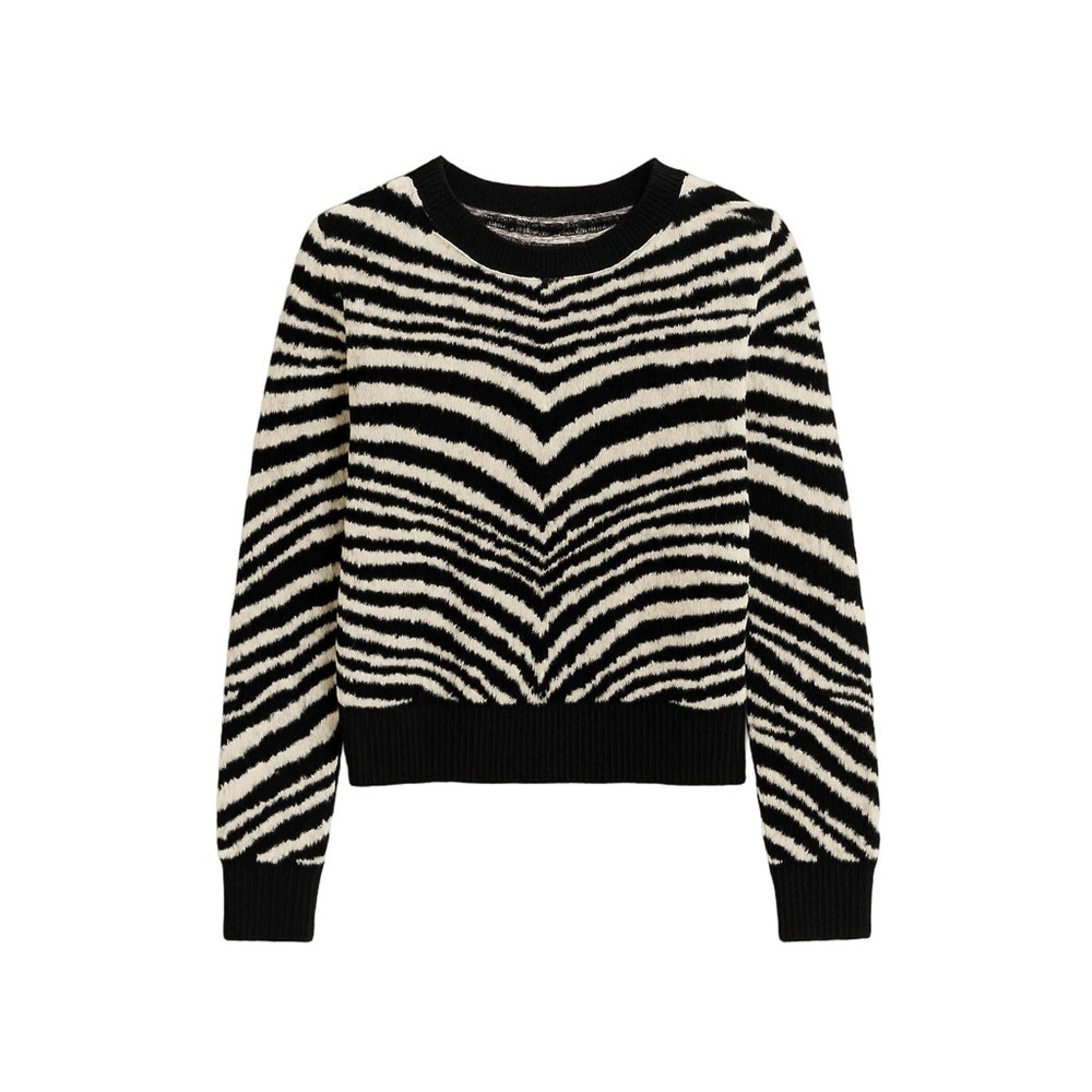 Oasis Zebra Print Sweater